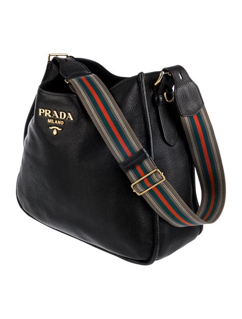 prada daino crossbody hobo|Prada hobo.